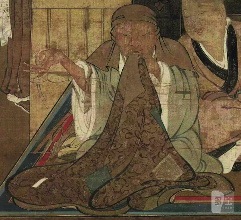 清中期 铜纳衣罗汉坐像 - 图10